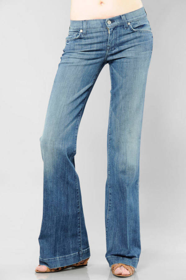 Dojo Flare Leg Jeans in Doheny Beach - $94 | Tobi US