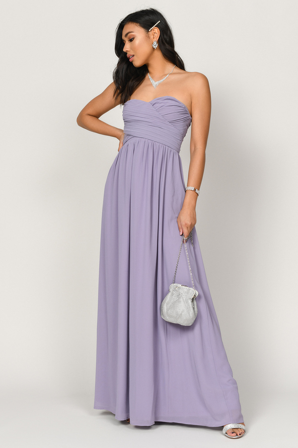 Violet Strapless Dress