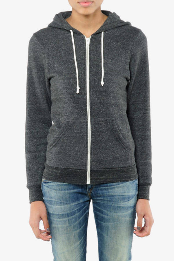 alternative apparel zip up hoodie