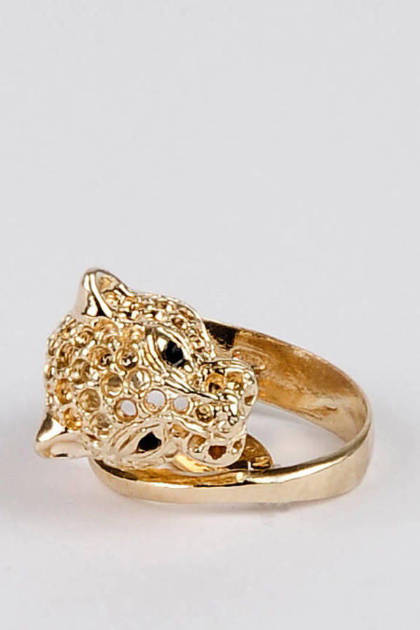 Gold Jaguar Ring in Gold - $144 | Tobi US