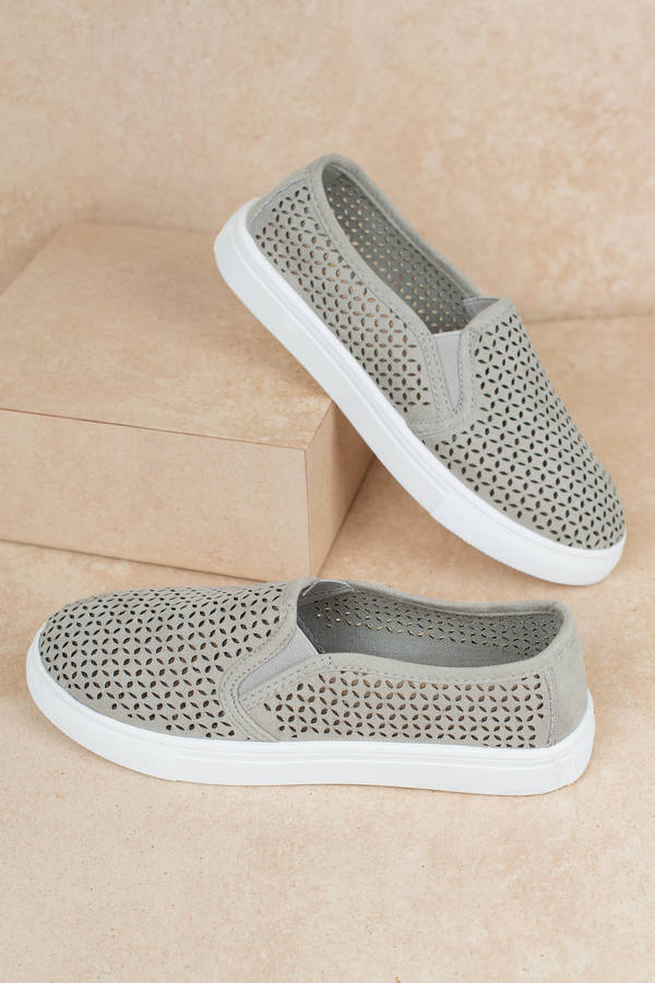 Grey MIA Shoes Sneakers - Eyelet 