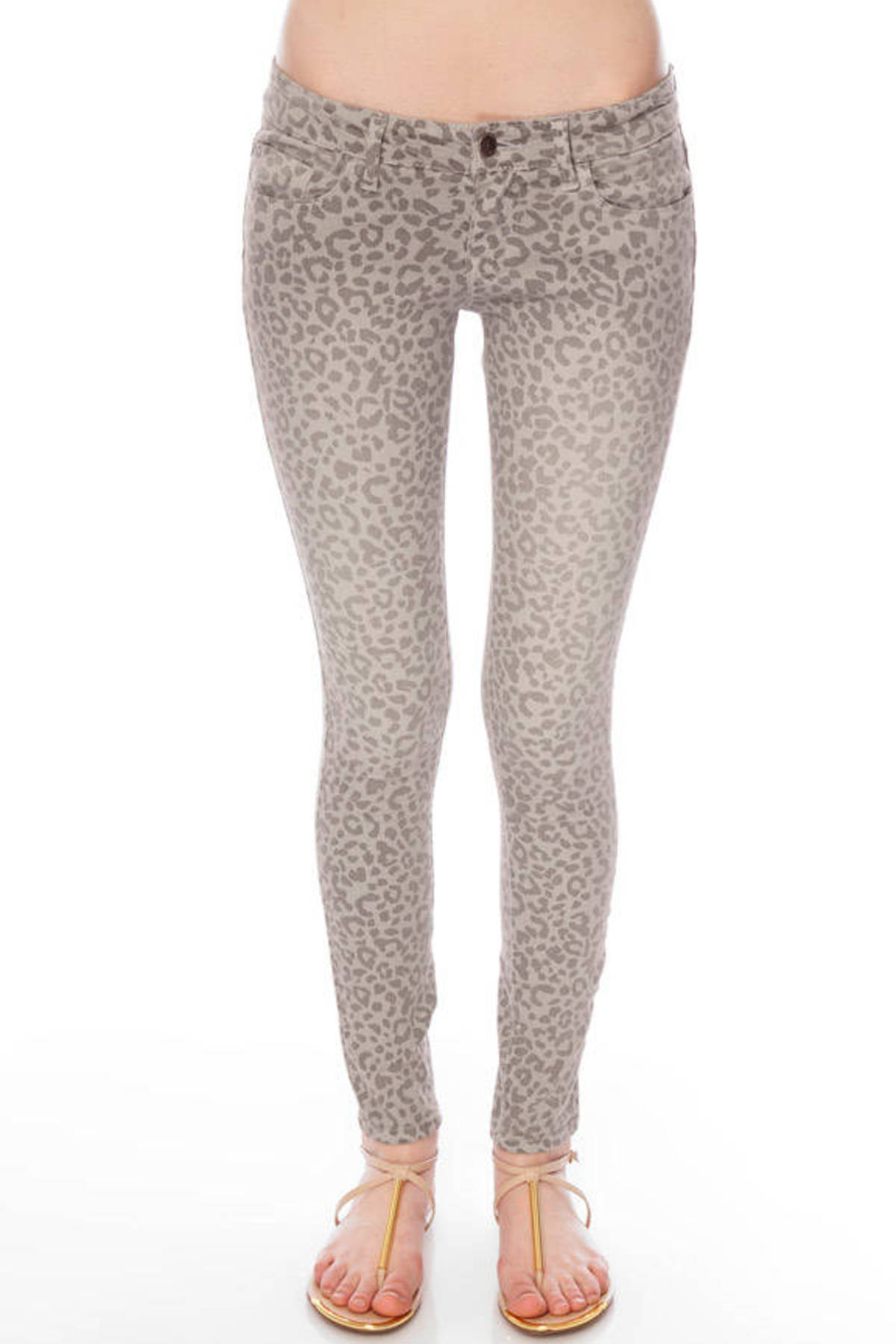 leopard skinny jeans