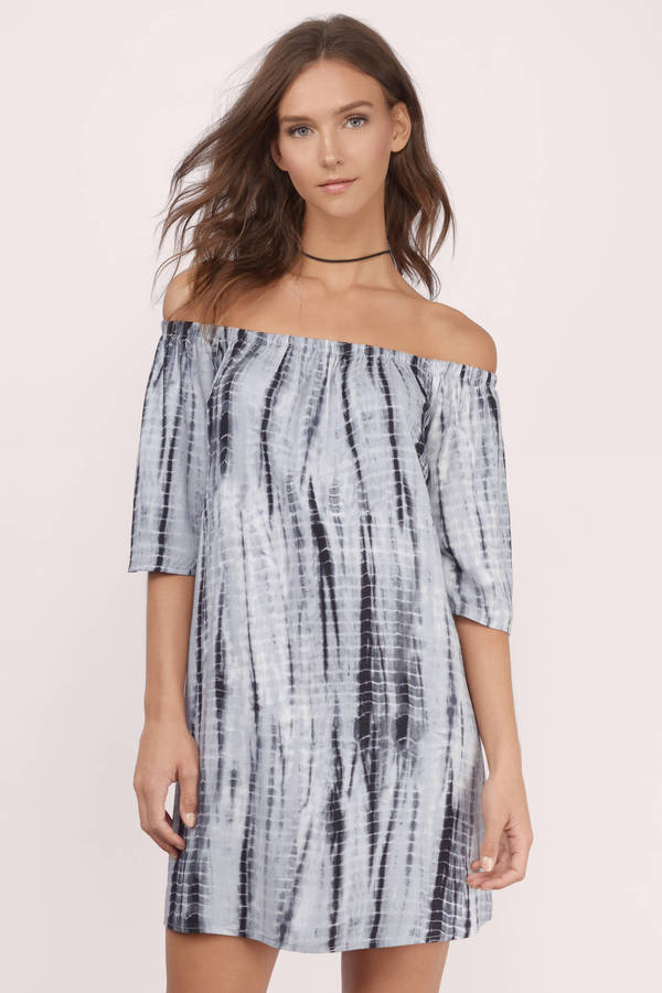 off the shoulder t shirt dresses