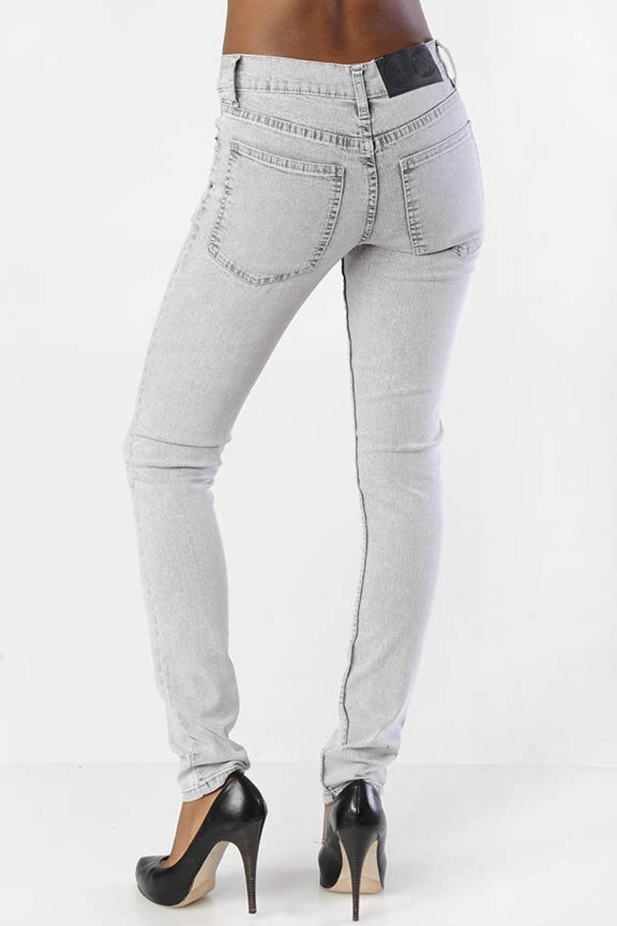 Tight Skinny Jeans in Grey Stonewash - $48 | Tobi US