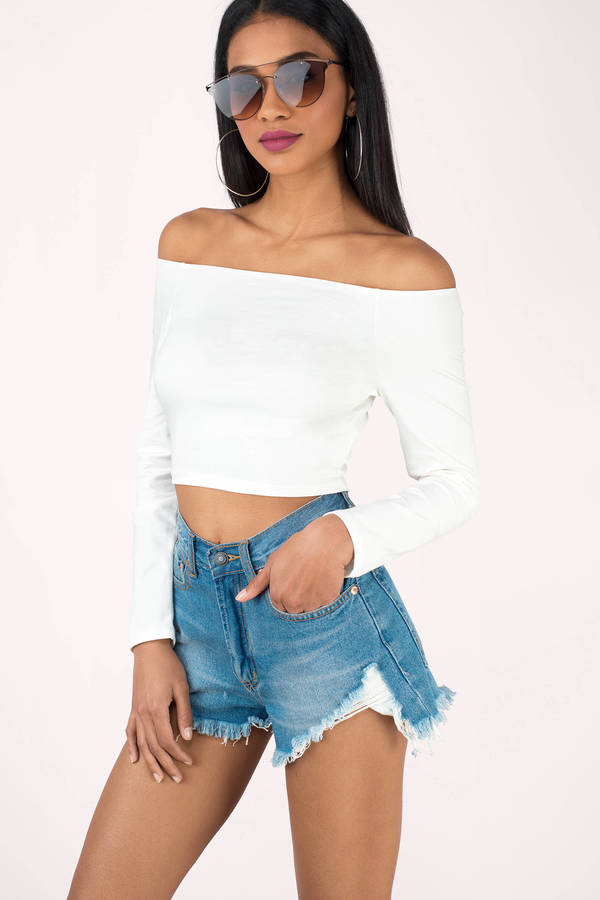 Barely There Off Shoulder Top - $6 | Tobi US