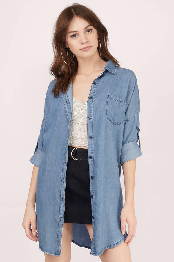 splendid denim shirt