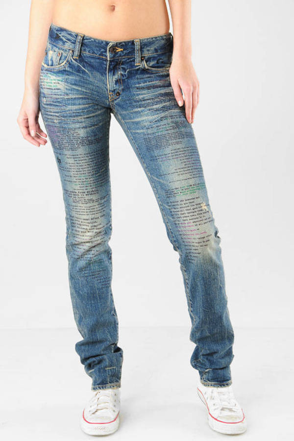 Lyric Dart Skinny Jeans in Medium Blue Vintage - $484 | Tobi US
