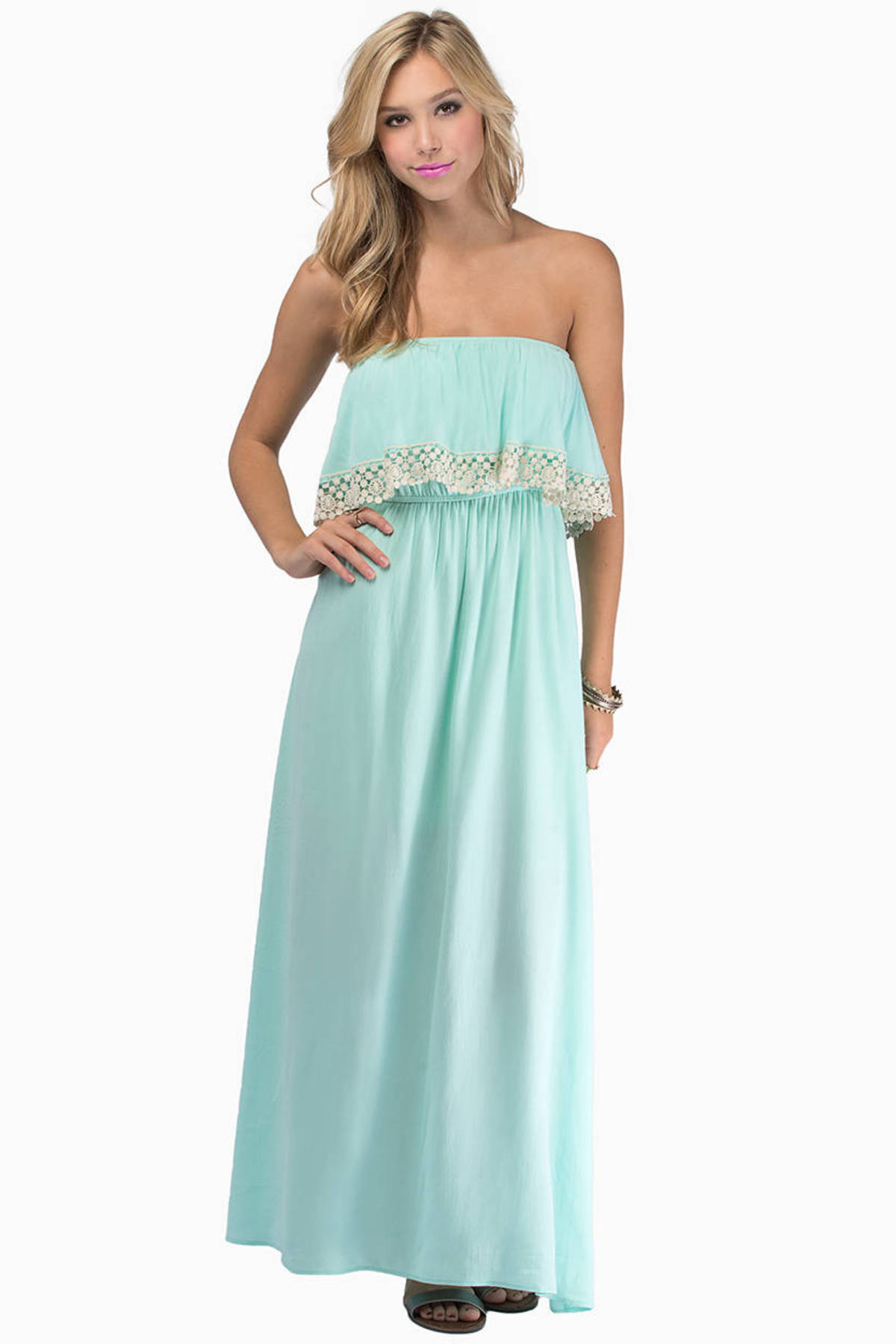 Indie Getaway Maxi Dress in Mint - $37 | Tobi US