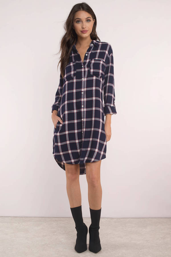 button down day dress