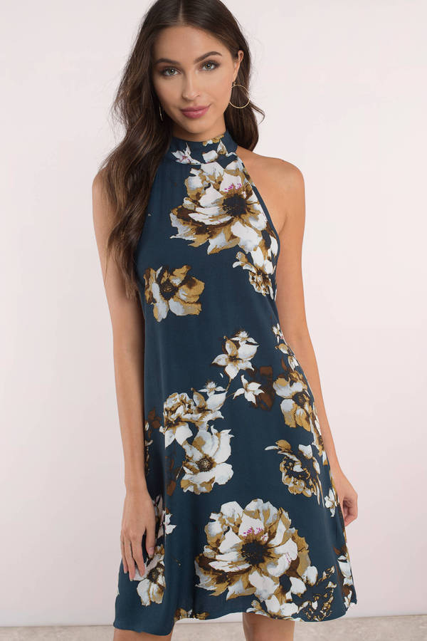 floral shift dress sleeveless