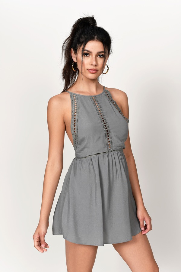 backless casual dress