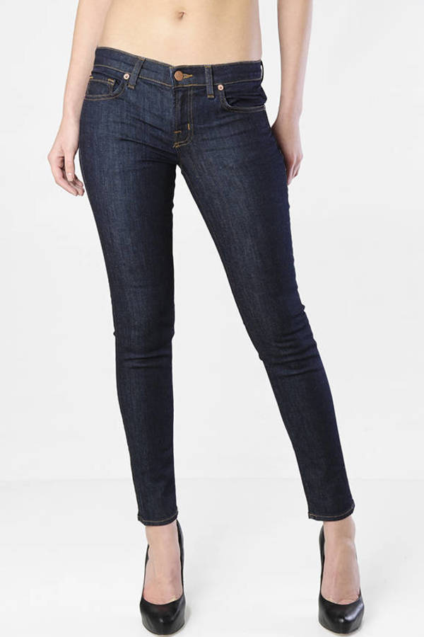 low rise skinny ankle jeans