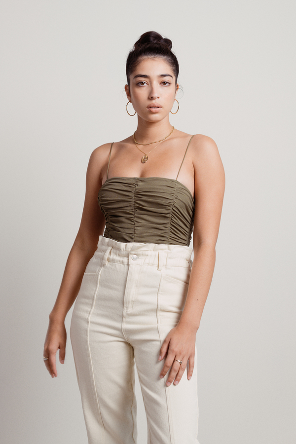 ruched camisole