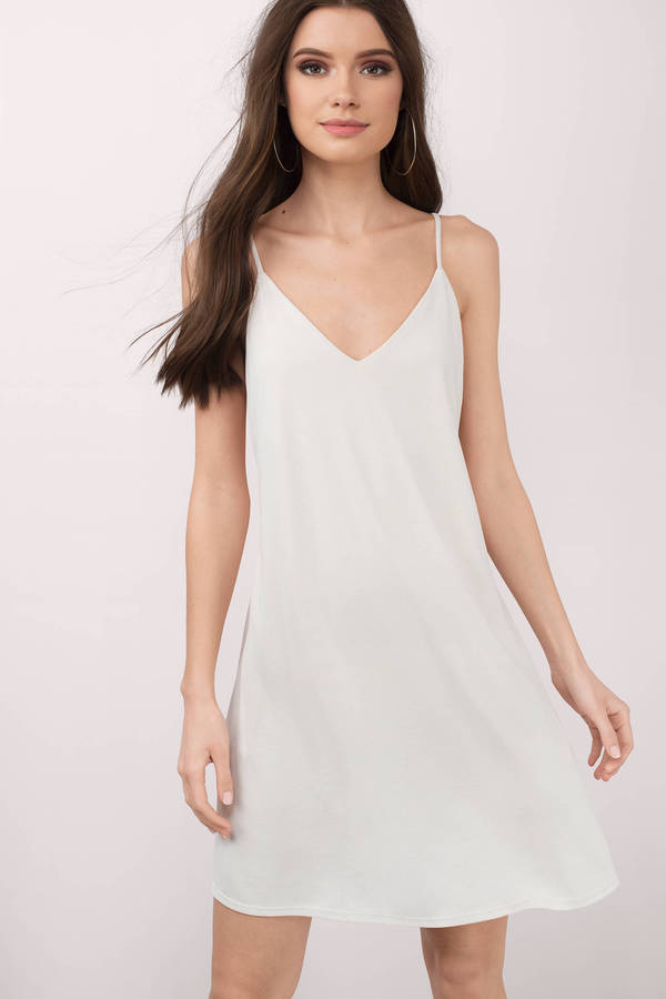 Laura Open Back Day Dress in Toast - $13 | Tobi US