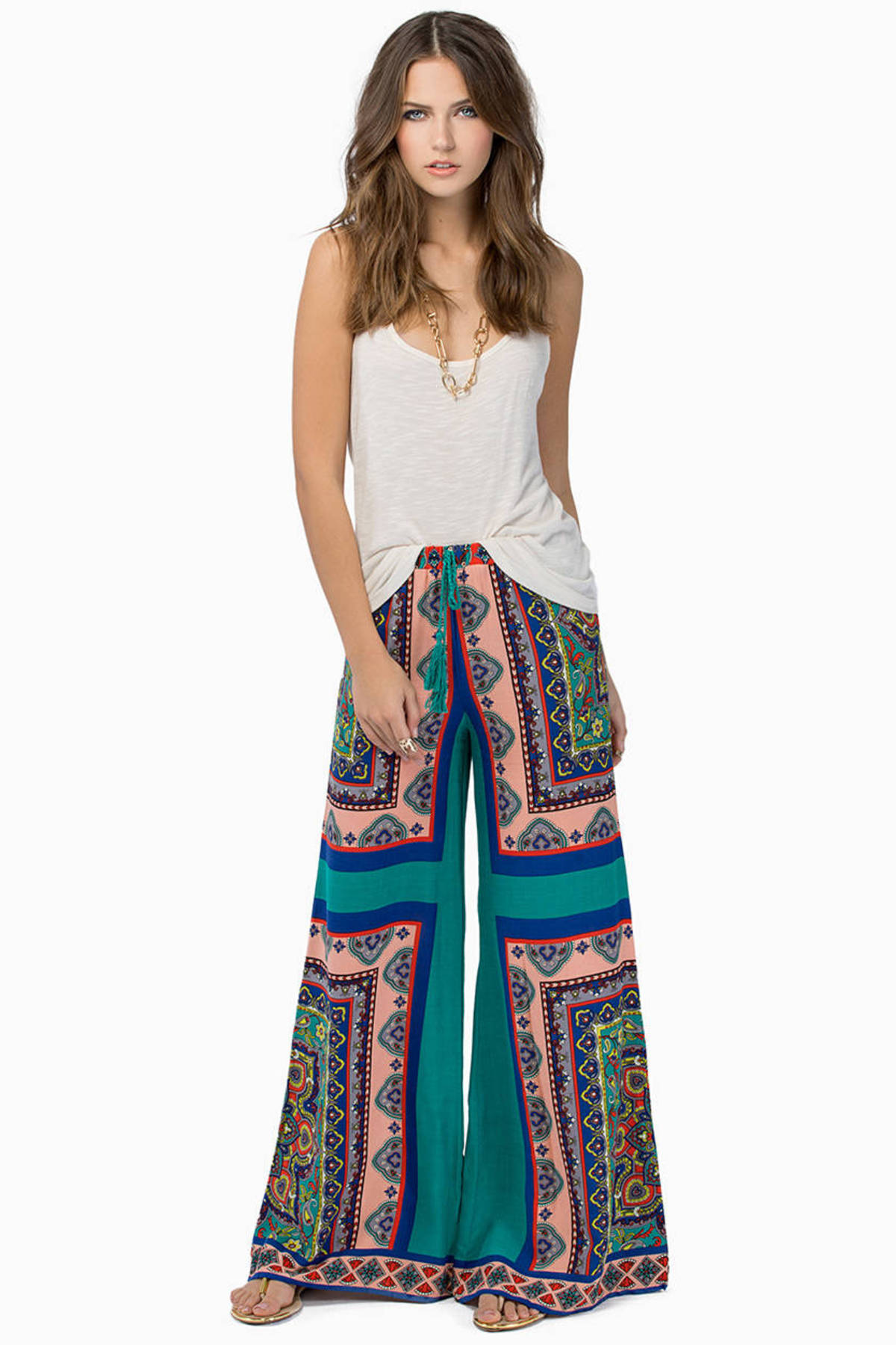 Blue Mirror Me Pants - $31 | Tobi US