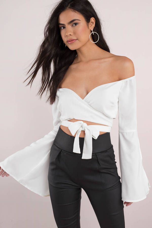 black and white dressy top