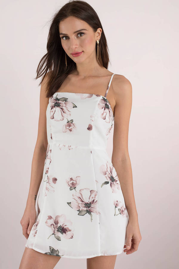 Becca White Multi Floral Dress - $72 | Tobi US