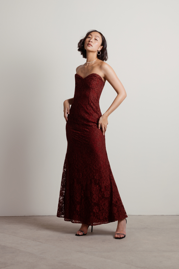 long lace dress canada