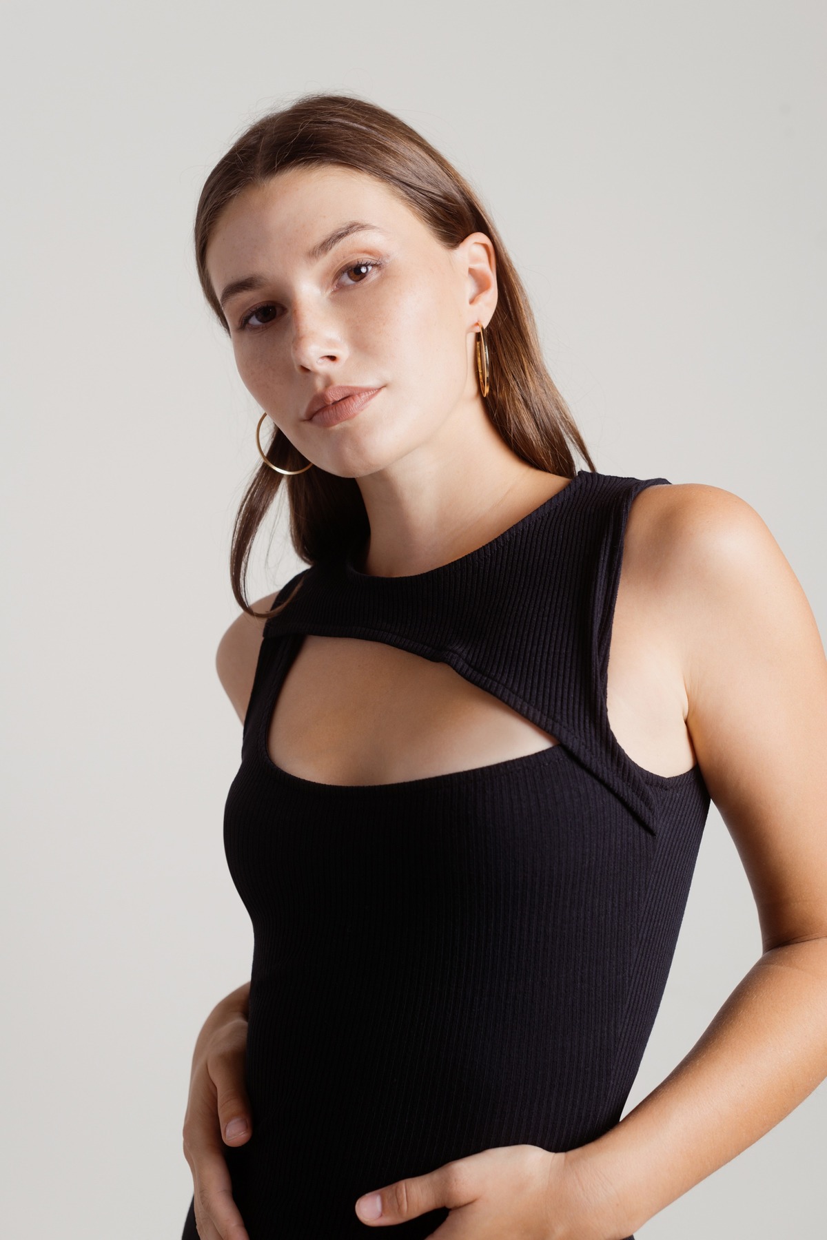 Aeris Cutout Bodycon Mini Dress in Black - £40 | Tobi GB