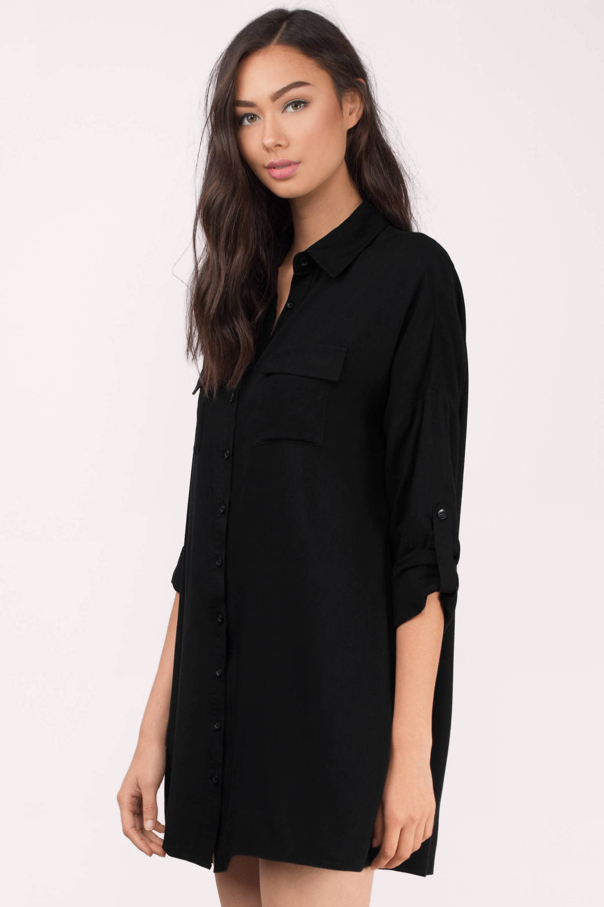 Aline Shirt Dress in White - $14 | Tobi US