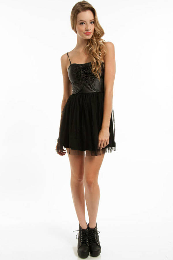 Bad Ballerina Dress in Black - $22 | Tobi US