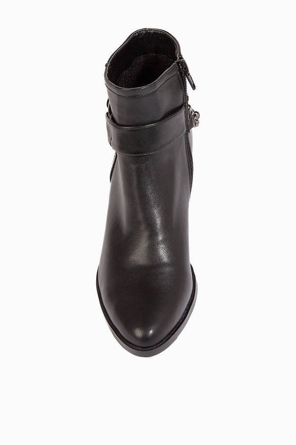 Chained At The Heel Boots in Black - $15 | Tobi US