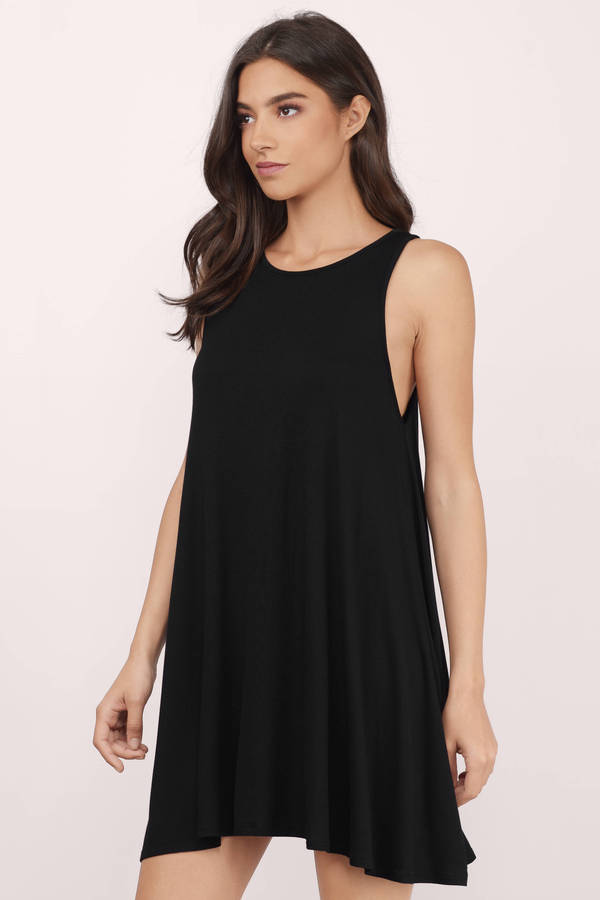 Black Day Dress - Black Dress - Sleeveless Dress - Day Dress - $24 ...
