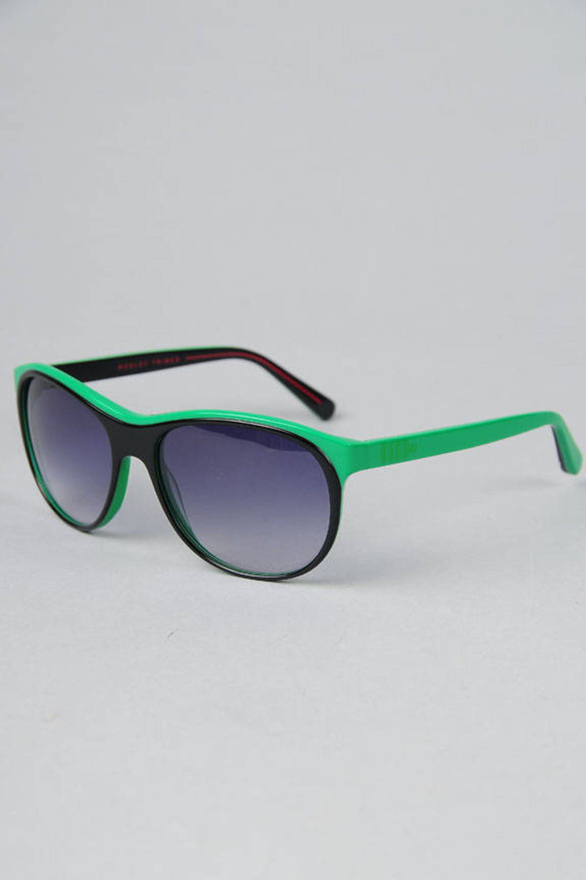 Patterson Sunglasses in Black/Green - $45 | Tobi US