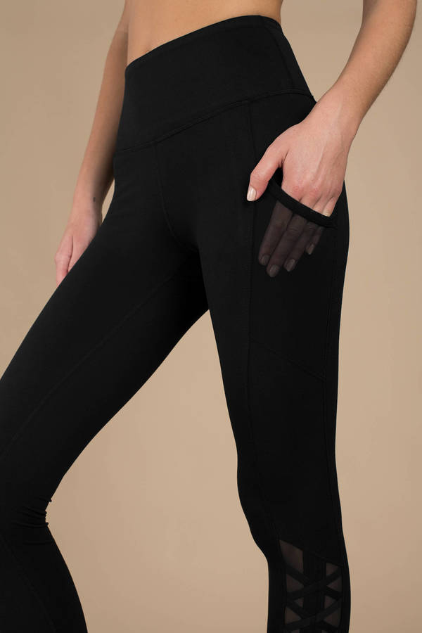 leggings with pockets and mesh