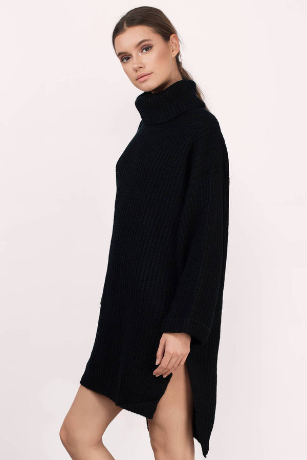 Trendy Black Sweater Oversized Sweater Black Sweater 84 Tobi US