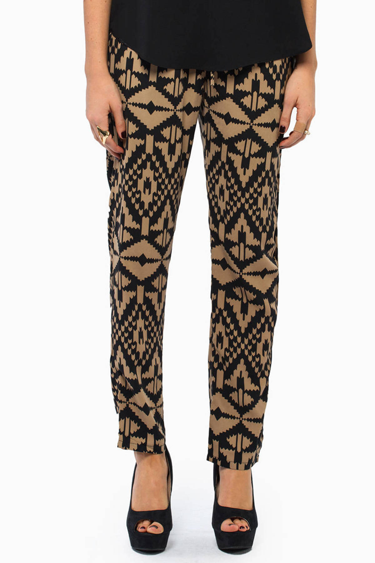 black harem pants