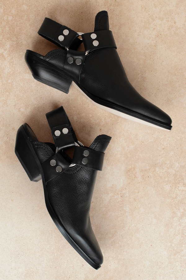 slingback ankle boots