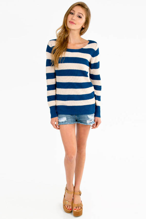 Nautical Striped Sweater | Tobi