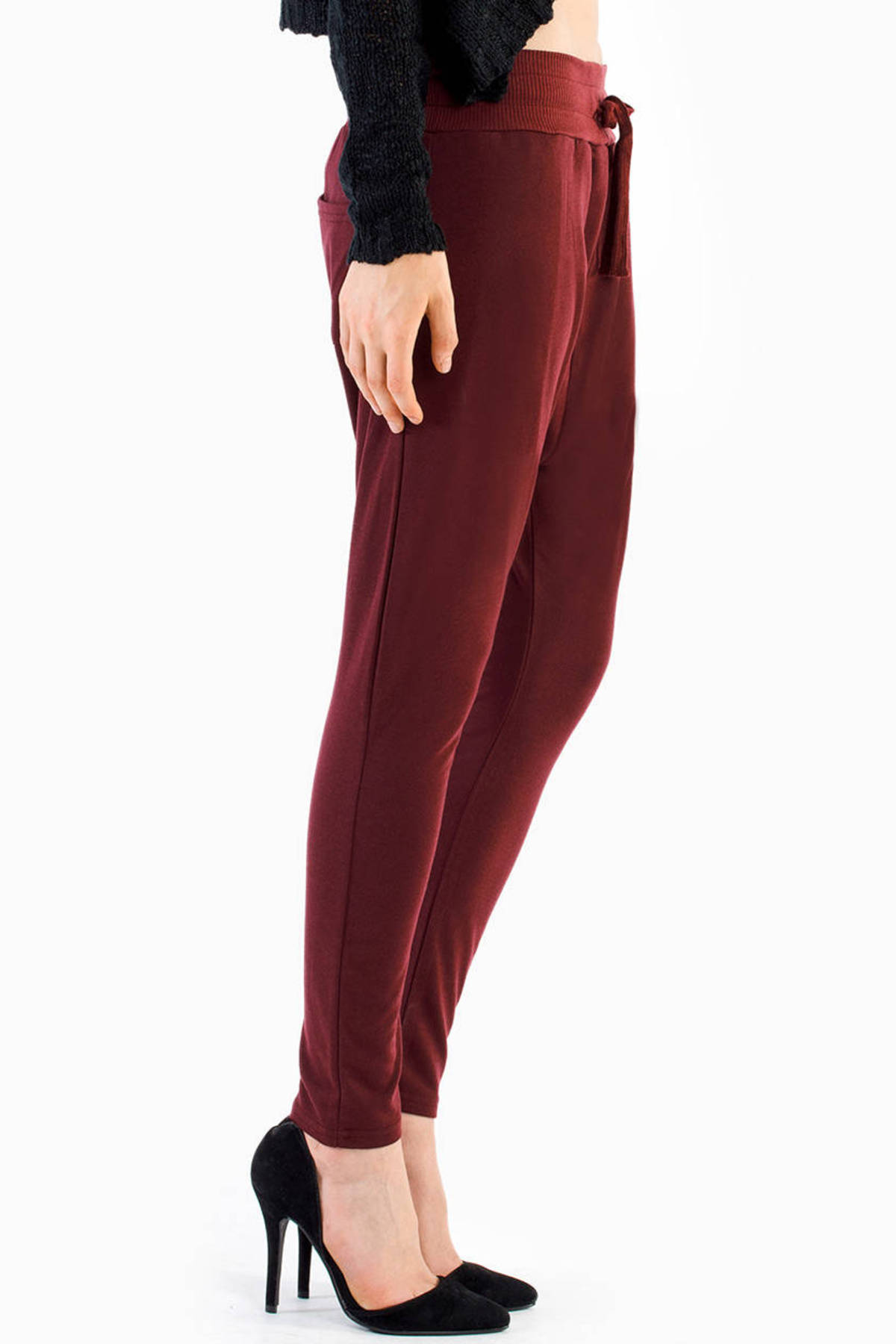 women's drop crotch sweatpants