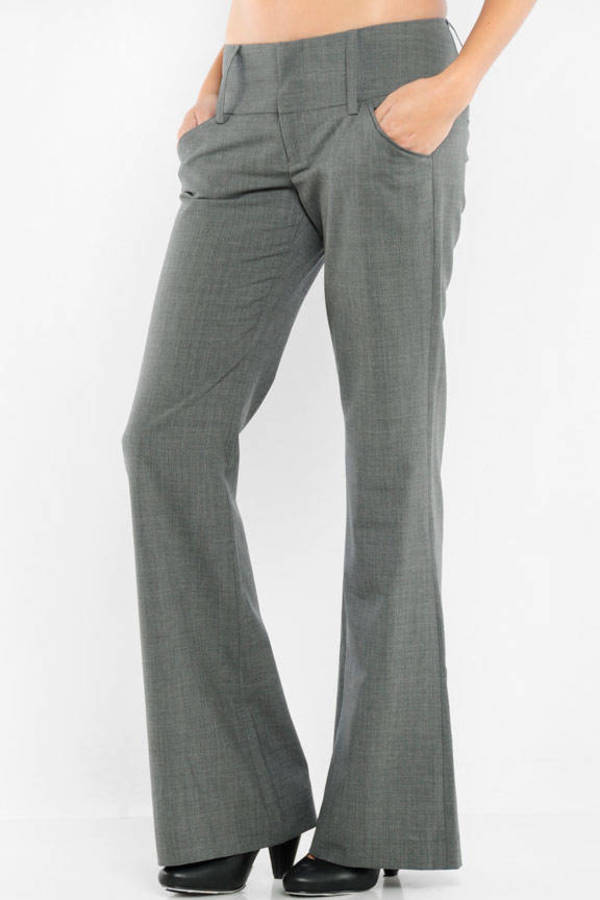 wool high waisted trousers