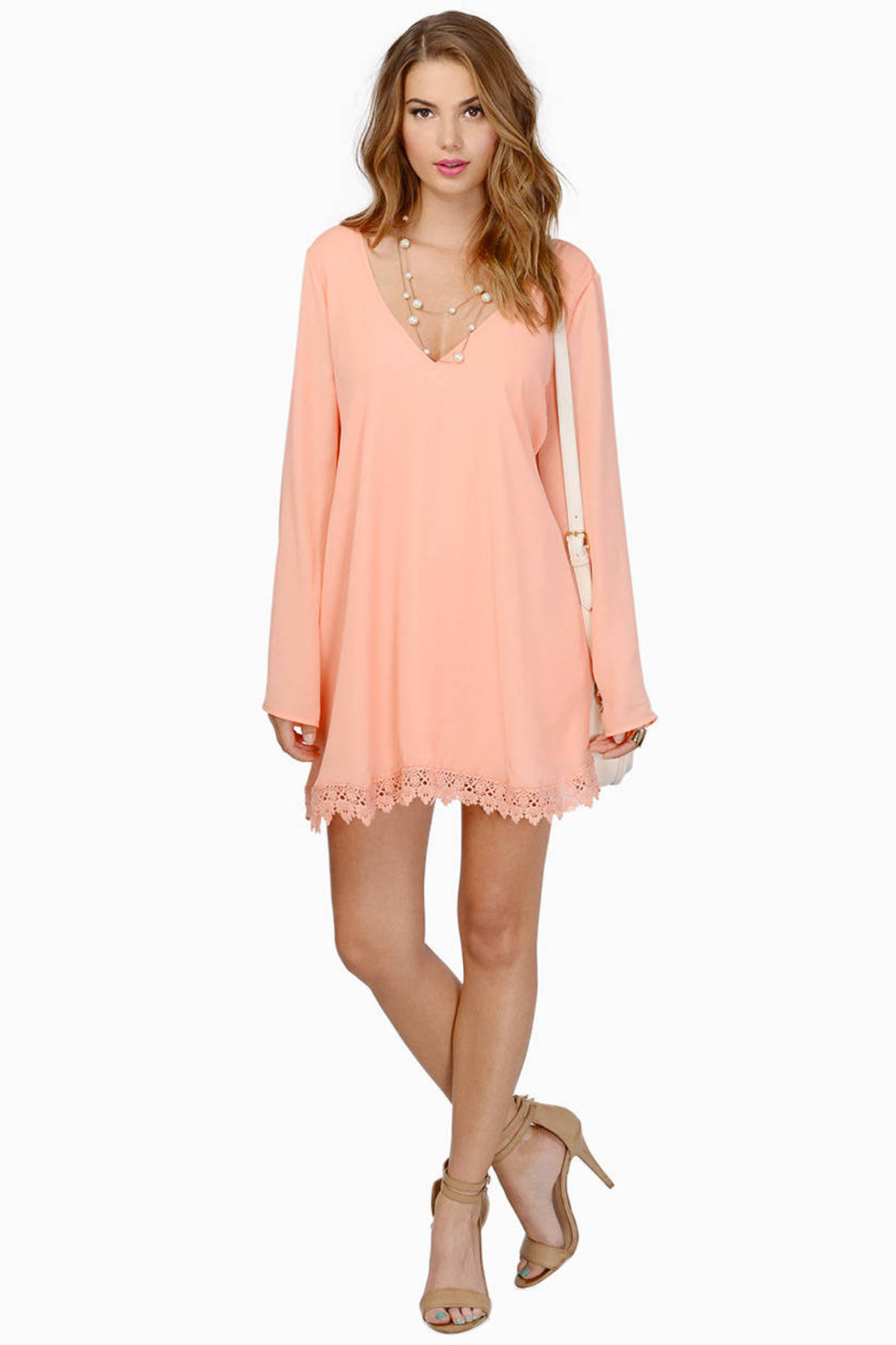 Cherie Dress in Coral - $62 | Tobi US