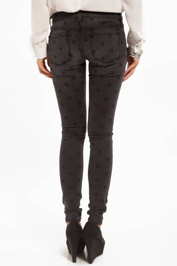 grey cargo skinny jeans