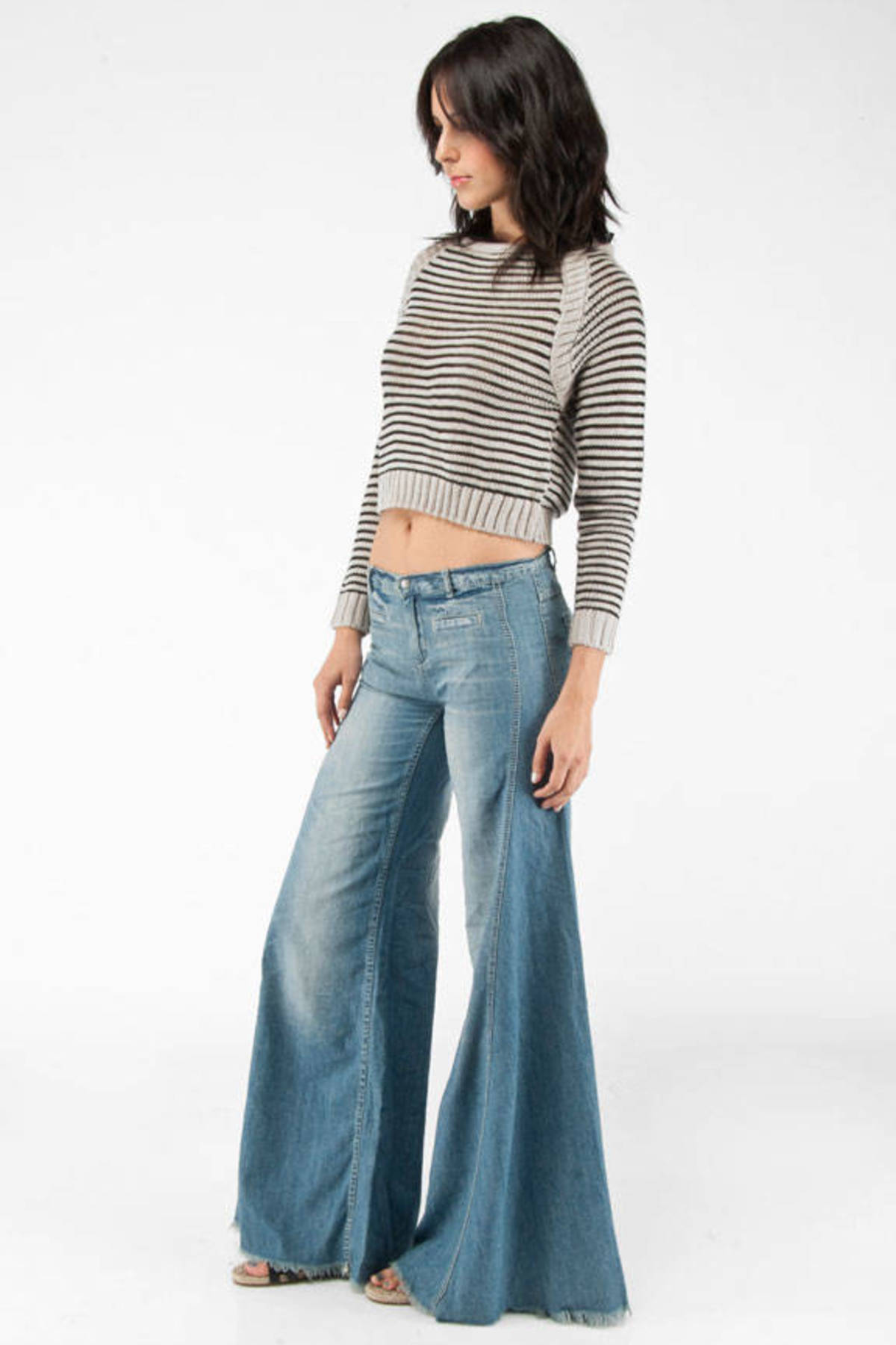 extreme flare jeans