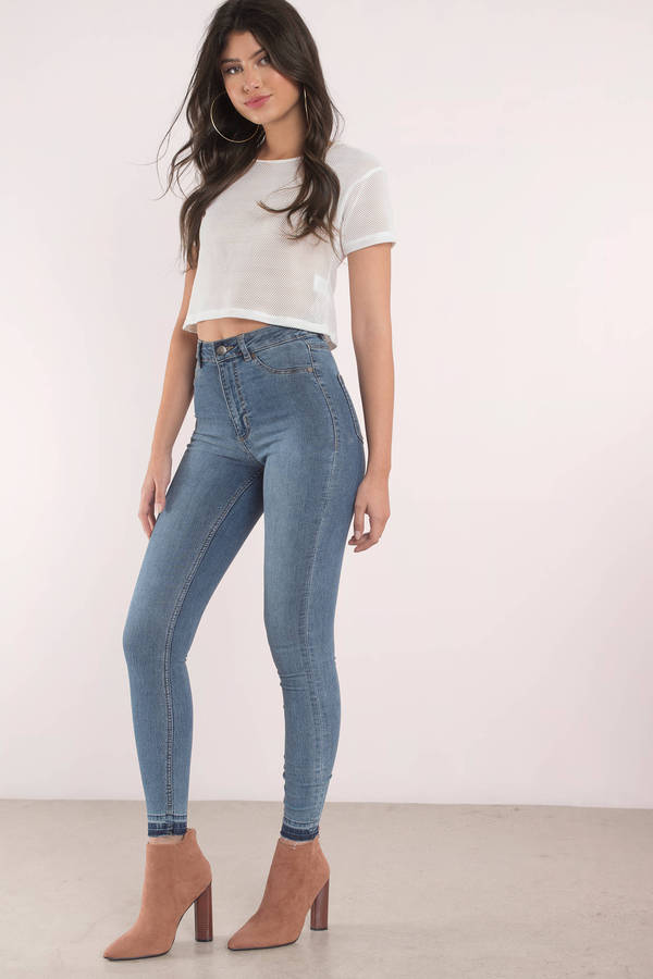 where to get high waisted jeans for cheap