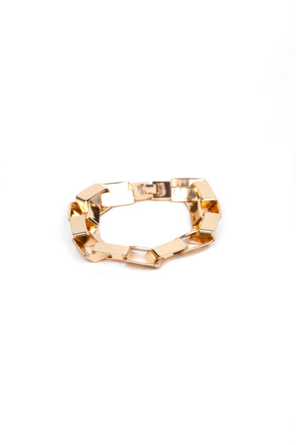 Boxing Chain Bracelet in Gold - $5 | Tobi US