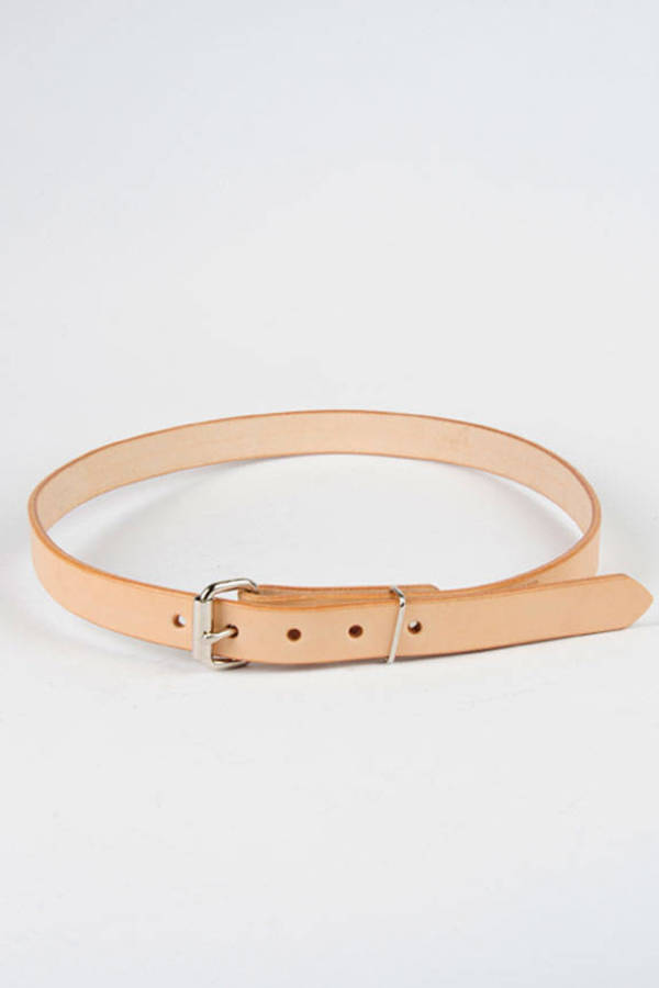Skinny Standard Belt in Natural - $23 | Tobi US