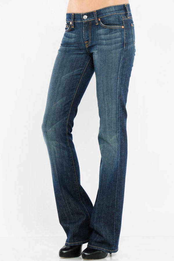 Stretch Bootcut Jeans in New York Dark - $47 | Tobi US