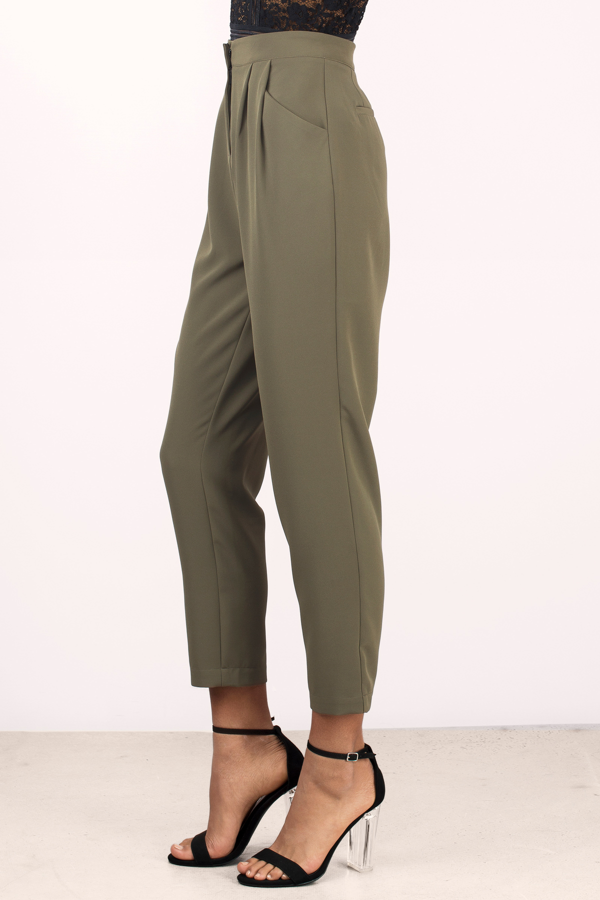 high waisted army pants