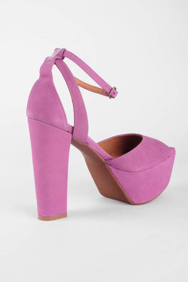 womens shoes purple heels