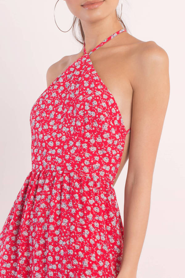 Cute Red Dress - Backless Dress - Country Maxi Dress - Maxi Dress - $17 ...
