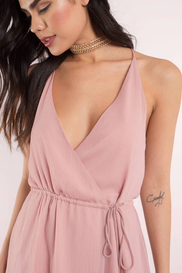 Rose Pink Wrap Dress Hot Sale, 52% OFF | espirituviajero.com