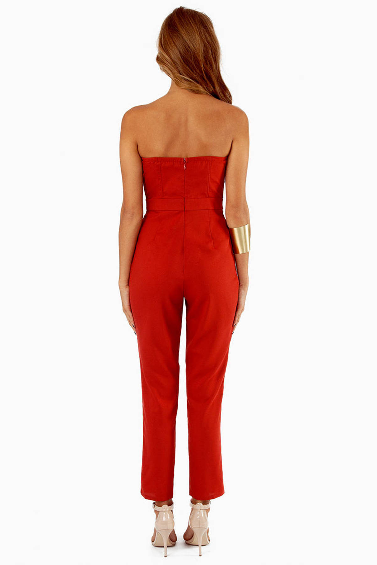 rust jumpsuit