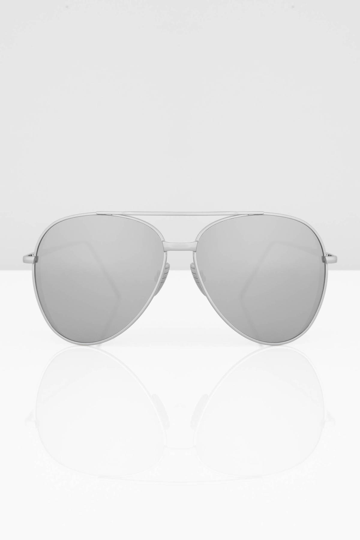 Reflections Aviator Sunglasses in Silver - $9 | Tobi US