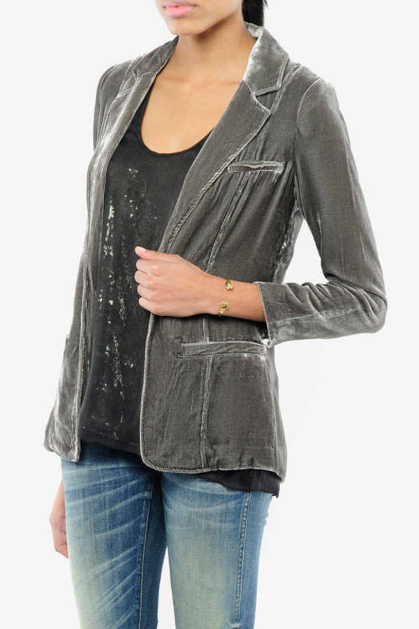 joie velvet blazer