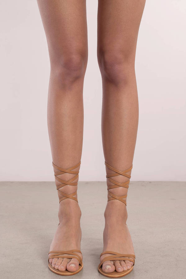 Tabitha Heel in Tan - $78 | Tobi US